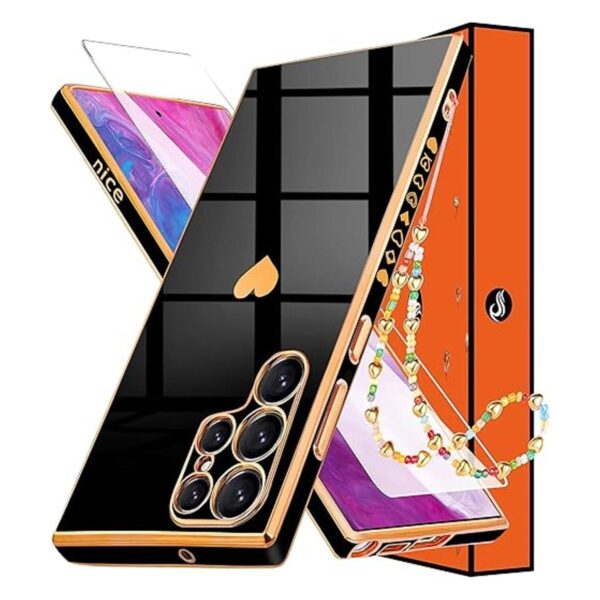 Shorogyt Funda de corazón para Samsung Galaxy S22 Ultra 5G_1