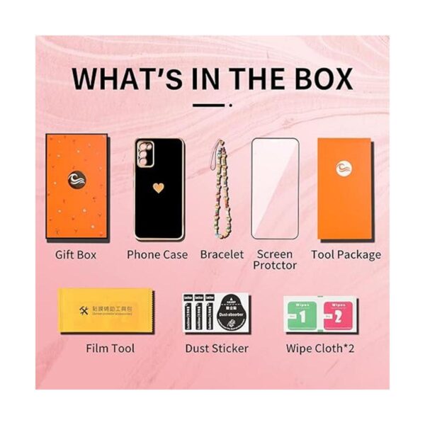Shorogyt Funda de corazón para Samsung Galaxy A02S no_2