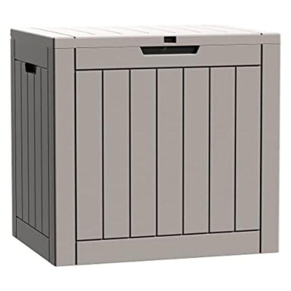Caja de almacenamiento para exteriores de 30 galones para