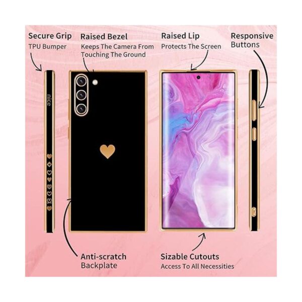 Shorogyt Funda de corazón para Samsung Galaxy Note 10_5
