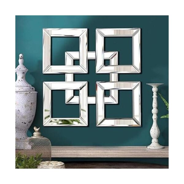 QMDECOR Espejo cuadrado decorativo para pared 12x12_1
