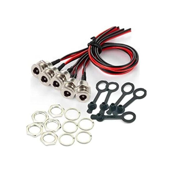 qofowin 0.217 x 0.083 in 8A DC Power Jack Cable Socket_1
