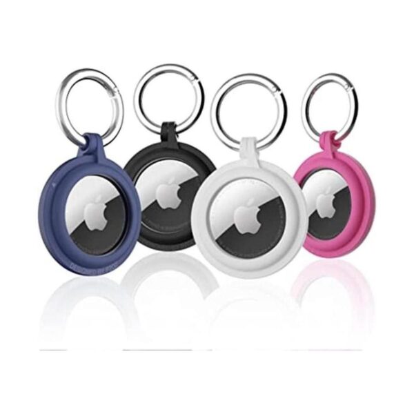 PZOZ Paquete de 4 llaveros para AirTag con protector de_1