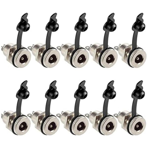 qofowin 0.217 x 0.083 in 10 A DC Power Jack Cable Socket_2