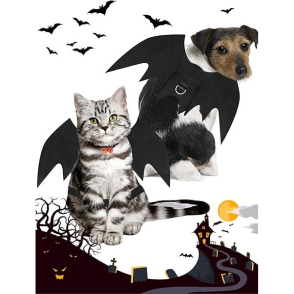 Halloween Dog Bat Wings Costume Pet Halloween Cosplay