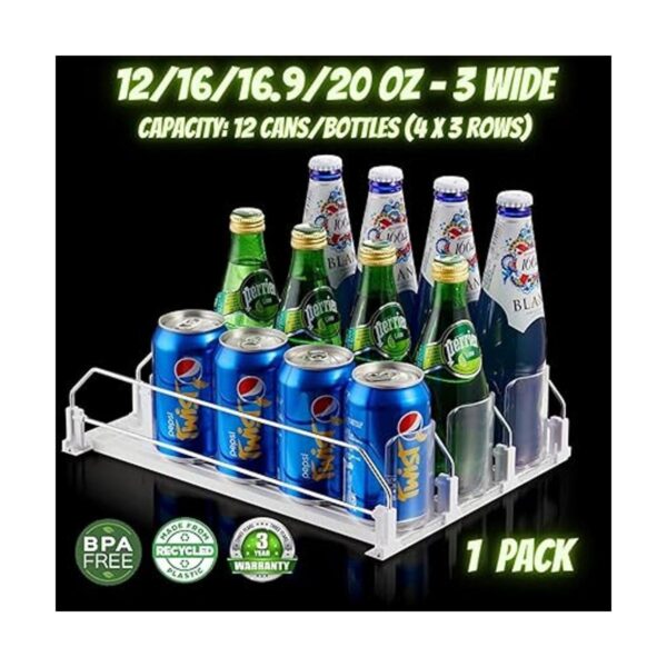 Organizador de latas de refrescos sin montaje para