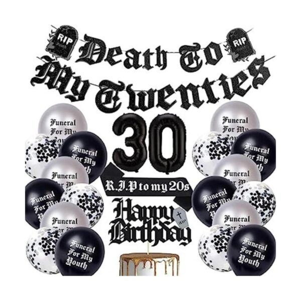 ayiho Death to My Twenties Globos de látex para decorar