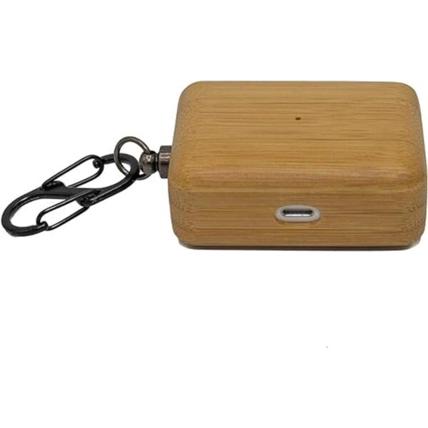 Funda de madera natural para Airpods Funda protectora