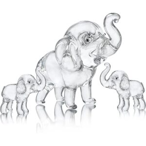 Juego de 3 figuras coleccionables de elefante para madre y_1