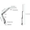 Soporte de trípode largo para iPhone con cámara web_2