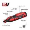 POPULO Kit de herramientas rotativas inalámbricas de 12 V_6