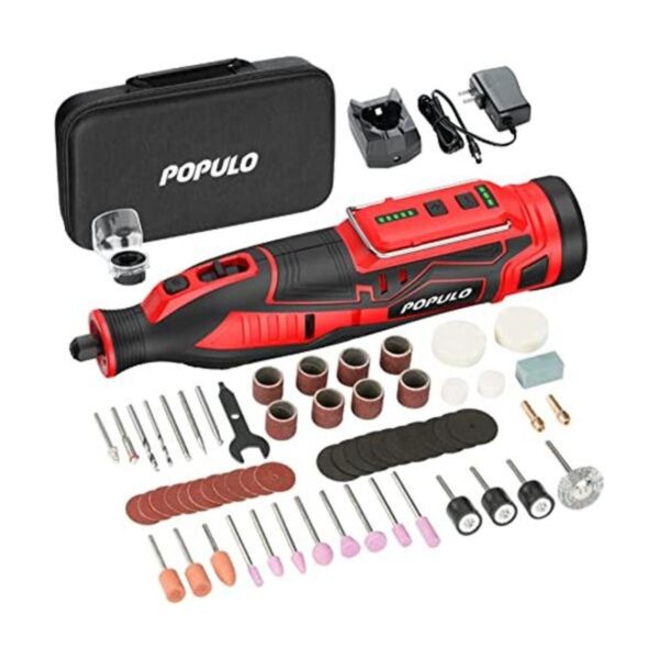 POPULO Kit de herramientas rotativas inalámbricas de 12 V_1