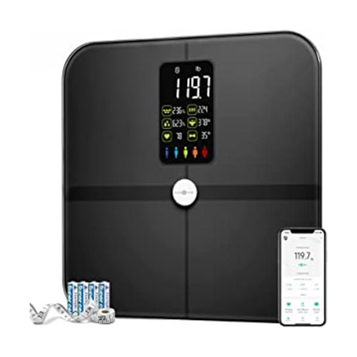 Báscula de grasa corporal pantalla extra grande báscula