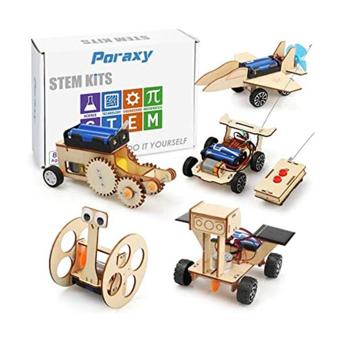 Kits de coche modelo STEM 5 en 1 proyectos STEM para