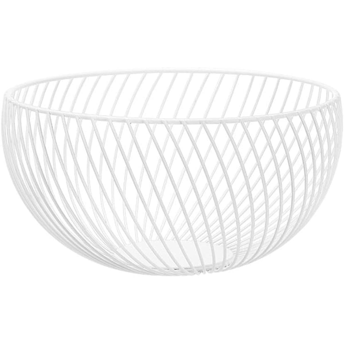 Poeland Frutero de alambre de metal para cocina