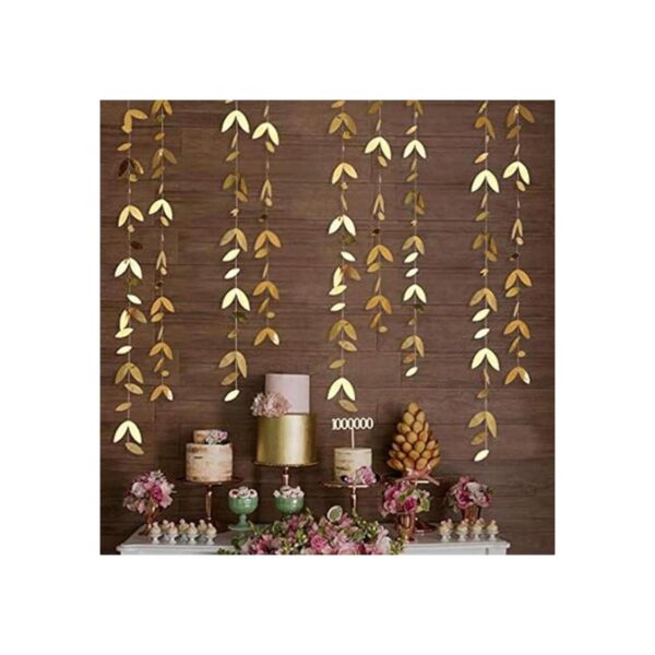 Decoración de fiesta de primavera dorada de 52 pies_4