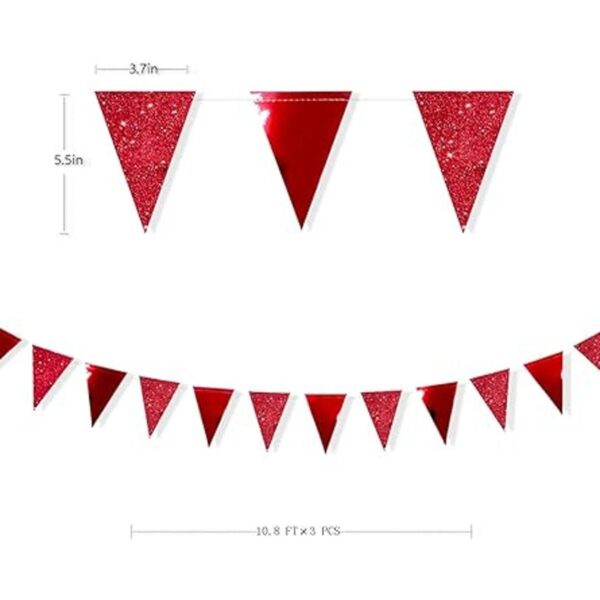 Banderines de papel metálico de doble cara con purpurina_2