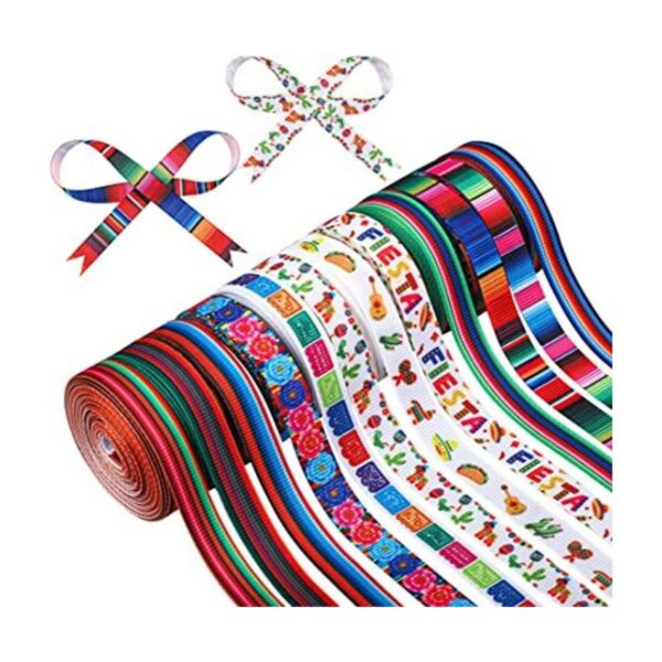 12 rollos de cinta de fiesta de 38 pulgadas cintas de