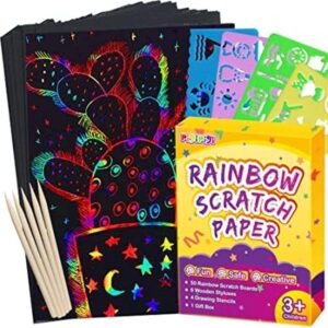 Papel artístico de rascar Pigipigi para niños 59 piezas_1