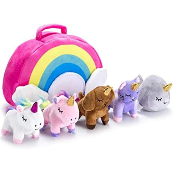 PASSIONFRUIT Juego de 5 juguetes de peluche para niños_1