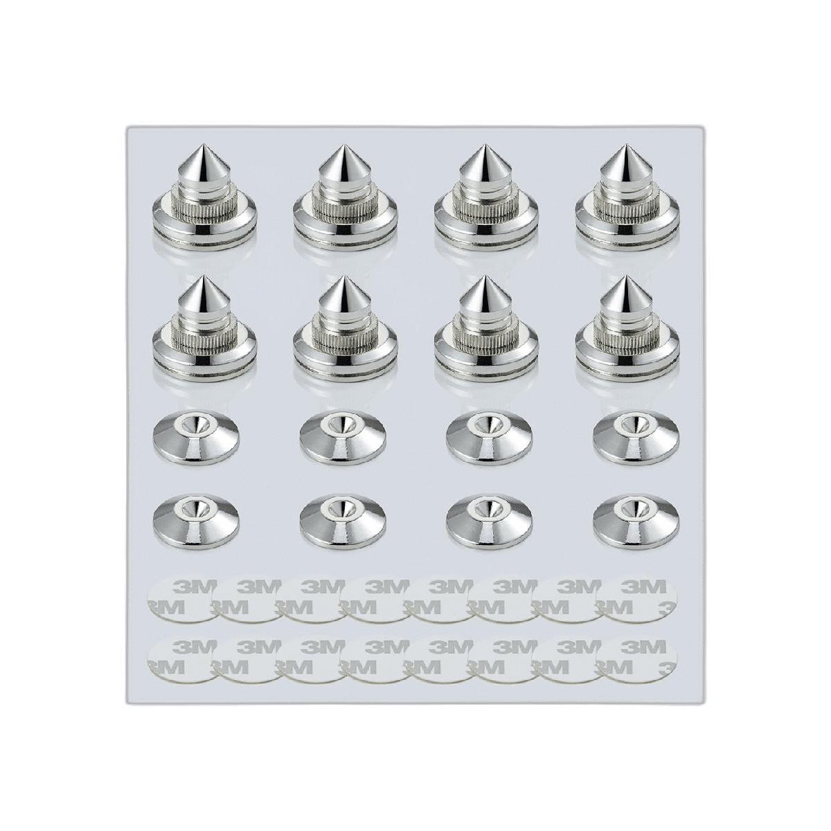 Pailvens Protectores de suelo para altavoces de 8 piezas