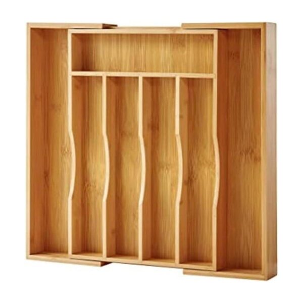 ORIDOM Organizador de cajones de cocina de bambú_1