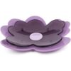 Doble capas Morado Flores Jabonera de Baño Accesorios_1