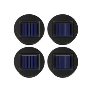 Ostritec Paquete de 4 luces solares de repuesto tamaño