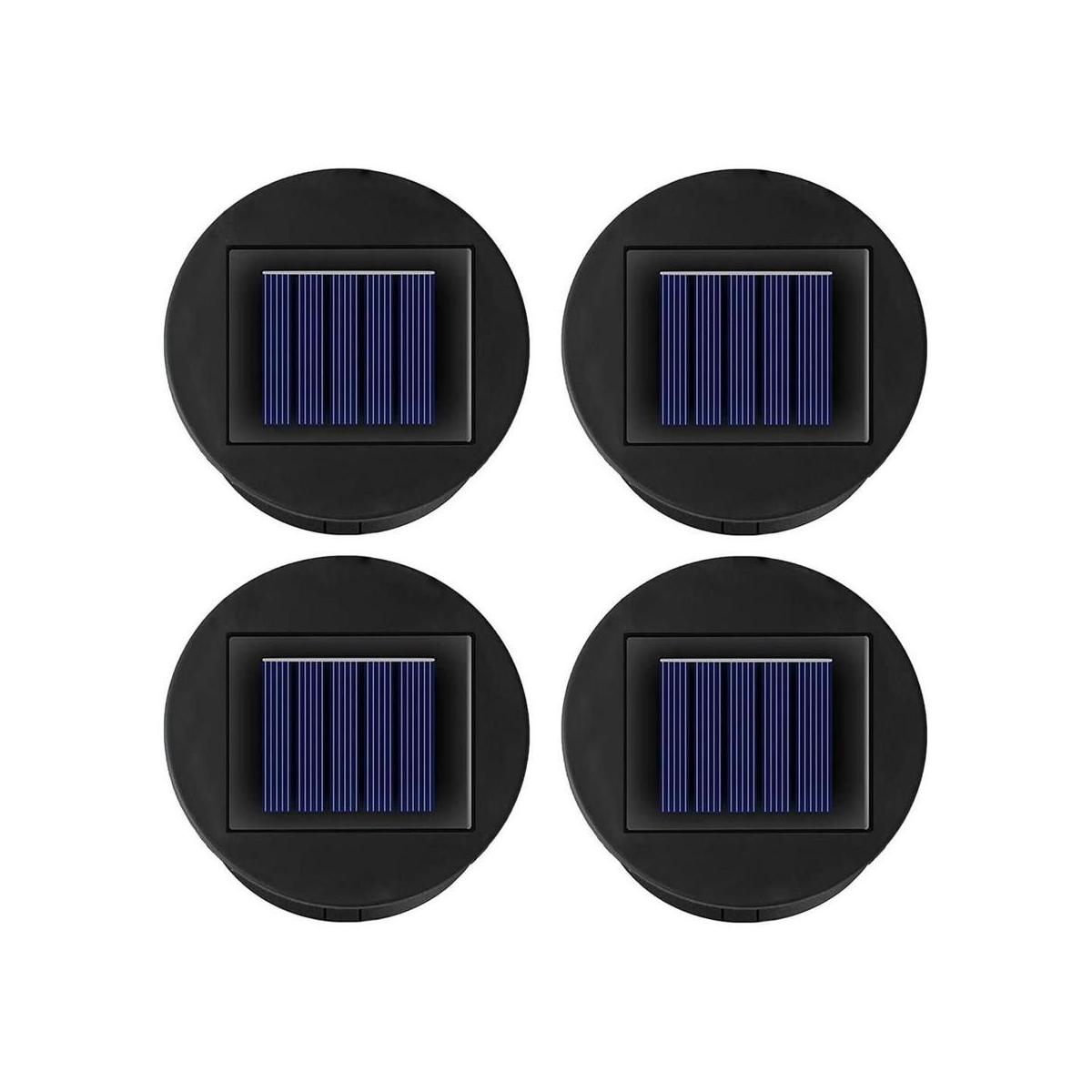Ostritec Paquete de 4 luces solares de repuesto tamaño