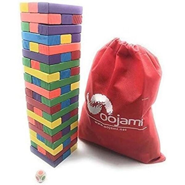 Oojami Juego de bloques de construcción de madera para_1