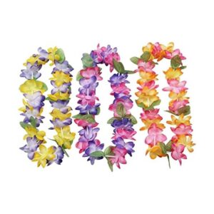 Oojami Mahalo Guirnalda hawaiana floral paquete de 12_1
