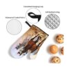 Juego de 4 manoplas y soportes para ollas para horno