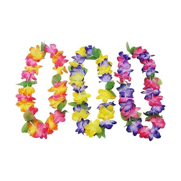 Oojami Mahalo Guirnalda hawaiana floral paquete de 12_2
