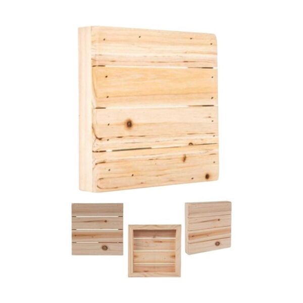 6 carteles de madera pequeña de madera sin terminar 6.26_1