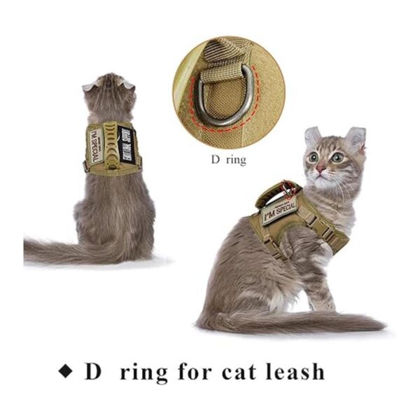 Arnés táctico para gatos para caminar a prueba de escapes