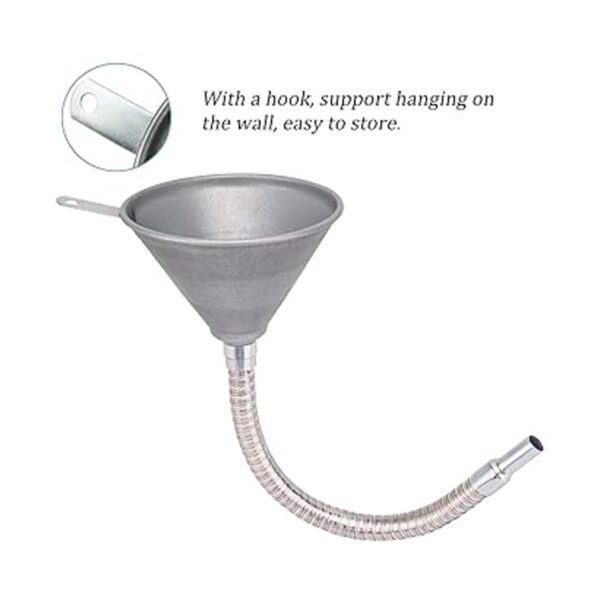 Embudo con tubo flexible embudo galvanizado flexible_3