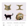 Arnés táctico para gatos para caminar a prueba de escapes