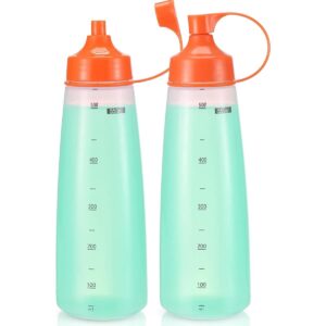 oiununo Botellas de boca ancha paquete de 2 botellas de