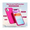 Oakxco Funda de silicona para iPhone 11 con protector de_3