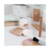 nunukids Juego de juguetes de maquillaje de madera de_5
