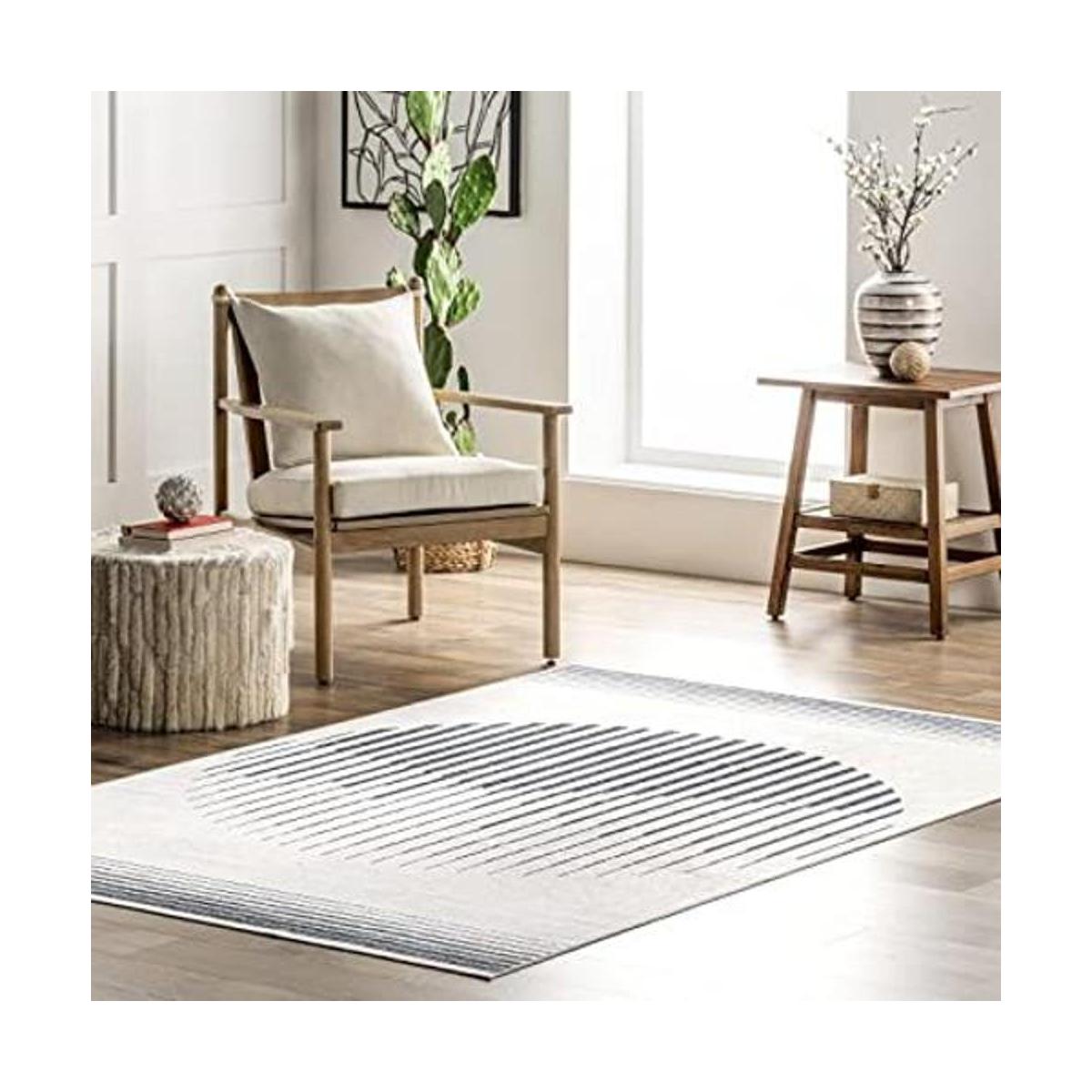 nuLOOM Francesca Alfombra contemporánea lavable a