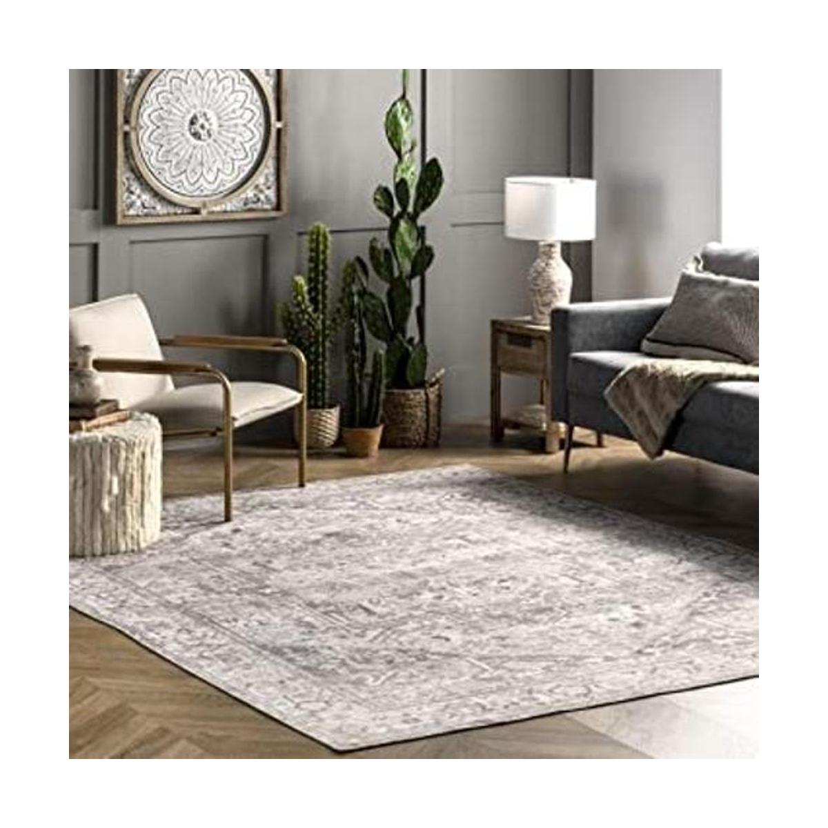 nuLOOM Brielle Alfombra vintage lavable a máquina 8 x 10