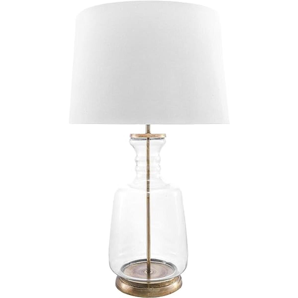 nuLOOM Eagan Lámpara de mesa de vidrio de 24 pulgadas