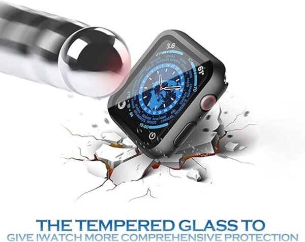 Nozza2 Pack Screen Protector Case for Apple Watch Series_4