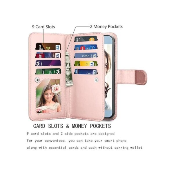 NJJEX Funda tipo cartera para Galaxy J3 2018 Eclipse 2_2