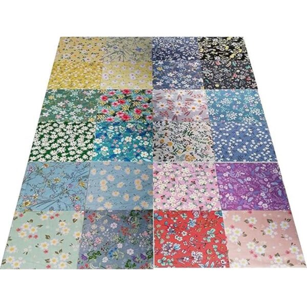 8 x 8 pulgadas 25 paquetes de tela 100 algodón para