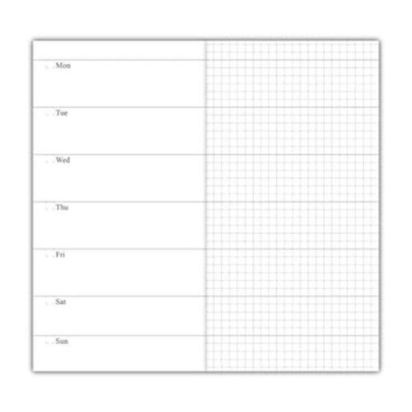 Paquete de 3 recambios semanales para cuaderno de_1