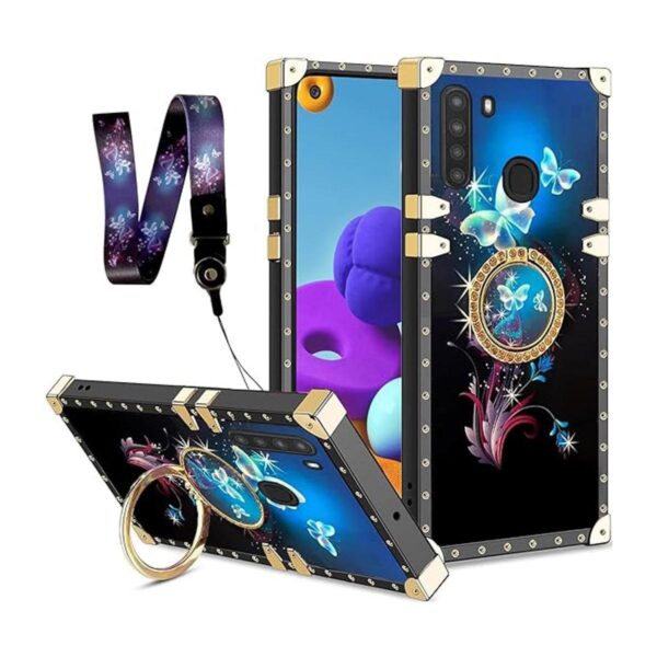 Funda para Samsung Galaxy A21 con soporte para anillo_1