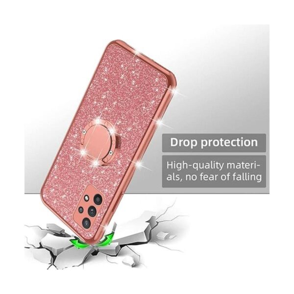 Funda para Samsung Galaxy A53 5G con purpurina de silicona_3