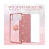 Funda para Samsung Galaxy A53 5G con purpurina de silicona_2